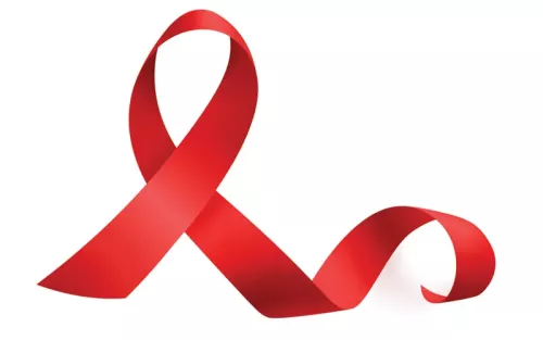 A curling red ribbon.