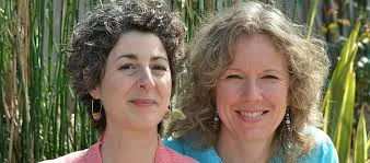 Author Robyn Scherr and fellow educator Kate Mackinnon.