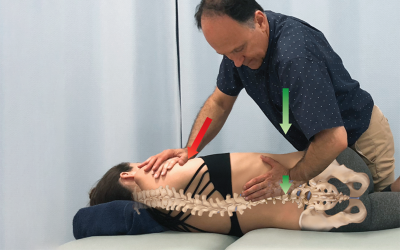 Dr. Joe performs a sidelying Grade IV joint mobilization technique.