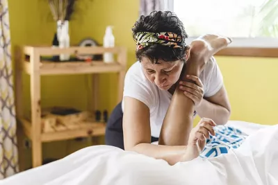 Woman adds movement to hands-on bodywork