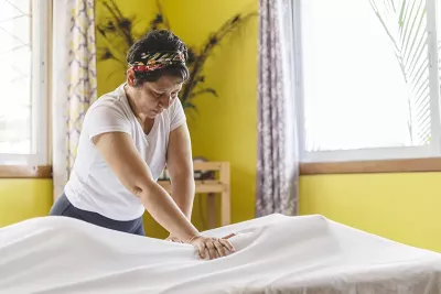 Woman adds movement to hands-on bodywork